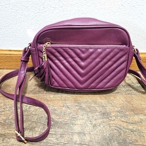 Merlot Colored Cross Body Boutique Bag